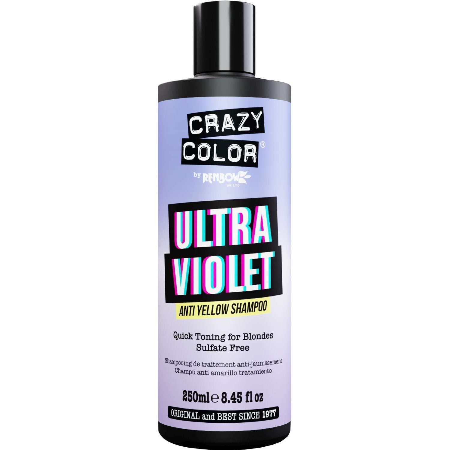Crazy Color Ultraviolet Anti Yellow Shampoo Crazy Color Ultraviolet Anti Yellow Shampoo